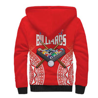 Personalised Taiwan Billiards Sherpa Hoodie Eight-ball Pool Polynesia Tattoo - Polynesian Pride