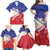 Personalised Philippines Billiards Family Matching Off Shoulder Maxi Dress and Hawaiian Shirt Cue With Balls Flag Style - Polynesian Pride