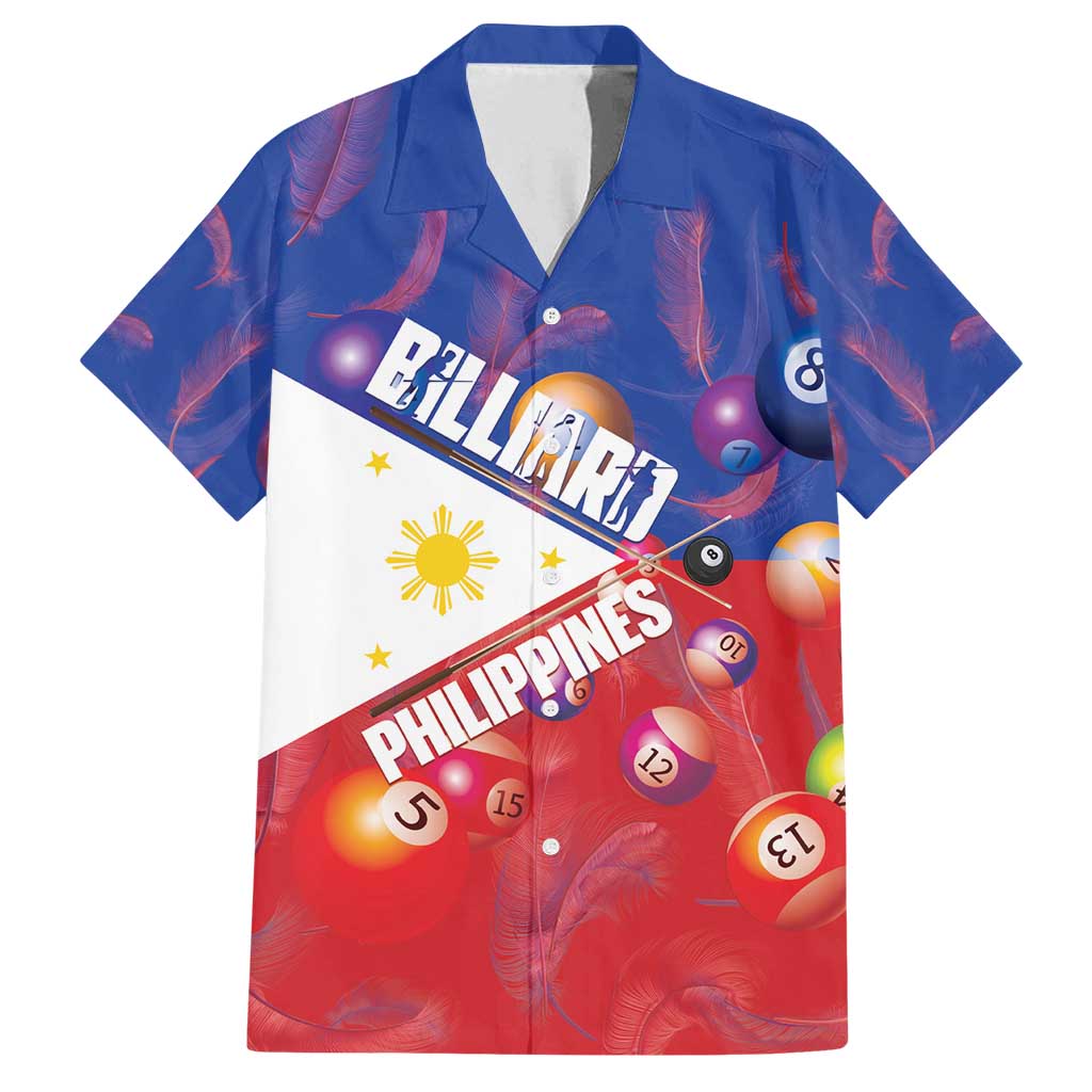 Personalised Philippines Billiards Family Matching Off Shoulder Maxi Dress and Hawaiian Shirt Cue With Balls Flag Style - Polynesian Pride