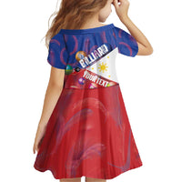 Personalised Philippines Billiards Family Matching Tank Maxi Dress and Hawaiian Shirt Cue With Balls Flag Style - Polynesian Pride