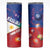 Personalised Philippines Billiards Skinny Tumbler Cue With Balls Flag Style - Polynesian Pride