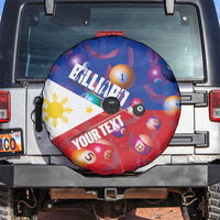 Personalised Philippines Billiards Spare Tire Cover Cue With Balls Flag Style - Polynesian Pride