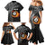 Personalised New Zealand Billiards Family Matching Mermaid Dress and Hawaiian Shirt Maori Fern On Fire 8 Ball - Polynesian Pride
