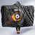 Personalised New Zealand Billiards Hooded Blanket Maori Fern On Fire 8 Ball - Polynesian Pride