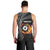 Personalised New Zealand Billiards Men Tank Top Maori Fern On Fire 8 Ball - Polynesian Pride