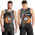 Personalised New Zealand Billiards Men Tank Top Maori Fern On Fire 8 Ball - Polynesian Pride