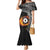 Personalised New Zealand Billiards Mermaid Dress Maori Fern On Fire 8 Ball - Polynesian Pride