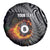 Personalised New Zealand Billiards Spare Tire Cover Maori Fern On Fire 8 Ball - Polynesian Pride