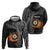 Personalised New Zealand Billiards Zip Hoodie Maori Fern On Fire 8 Ball - Polynesian Pride