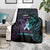 Suicide Awareness Memorial Blanket I Wear Purple and Teal For Someone I Miss - Polynesian Pride