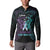 Suicide Awareness Memorial Button Sweatshirt I Wear Purple and Teal For Someone I Miss - Polynesian Pride