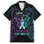 Suicide Awareness Memorial Family Matching Off The Shoulder Long Sleeve Dress and Hawaiian Shirt I Wear Purple and Teal For Someone I Miss - Polynesian Pride