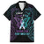 Suicide Awareness Memorial Family Matching Short Sleeve Bodycon Dress and Hawaiian Shirt I Wear Purple and Teal For Someone I Miss - Polynesian Pride