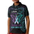 Suicide Awareness Memorial Kid Polo Shirt I Wear Purple and Teal For Someone I Miss - Polynesian Pride