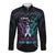 Suicide Awareness Memorial Long Sleeve Button Shirt I Wear Purple and Teal For Someone I Miss - Polynesian Pride