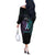 Suicide Awareness Memorial Off The Shoulder Long Sleeve Dress I Wear Purple and Teal For Someone I Miss - Polynesian Pride