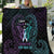 Suicide Awareness Memorial Quilt I Wear Purple and Teal For Someone I Miss - Polynesian Pride