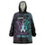 Suicide Awareness Memorial Wearable Blanket Hoodie I Wear Purple and Teal For Someone I Miss - Polynesian Pride