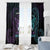 Suicide Awareness Memorial Window Curtain I Wear Purple and Teal For Someone I Miss - Polynesian Pride