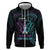 Suicide Awareness Memorial Zip Hoodie I Wear Purple and Teal For Someone I Miss - Polynesian Pride