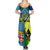 Malampa Fiji Day Summer Maxi Dress Together We Grow Proud Polynesian Tapa Artsy LT14 - Polynesian Pride