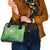 Polynesia Depression Awareness Shoulder Handbag Sunflower Green Ribbons Polynesian Tattoo