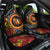 Celebrating 50 Years Papua New Guinea Car Seat Cover Aboriginal Mix Papuan Pattern - Polynesian Pride
