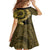 Vanuatu Family Matching Tank Maxi Dress and Hawaiian Shirt Hibisus Polynesian Pattern Gold - Polynesian Pride