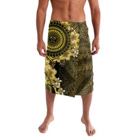 Vanuatu Lavalava Hibisus Polynesian Pattern Gold - Polynesian Pride