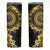 Vanuatu Skinny Tumbler Hibisus Polynesian Pattern Gold - Polynesian Pride