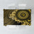 Vanuatu Tablecloth Hibisus Polynesian Pattern Gold - Polynesian Pride
