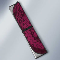 Vanuatu Auto Sun Shade Hibisus Polynesian Pattern Pink - Polynesian Pride