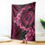 Vanuatu Blanket Hibisus Polynesian Pattern Pink - Polynesian Pride