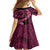 Vanuatu Family Matching Off Shoulder Maxi Dress and Hawaiian Shirt Hibisus Polynesian Pattern Pink - Polynesian Pride