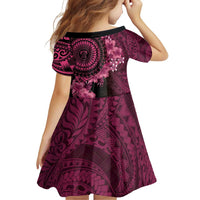 Vanuatu Family Matching Puletasi and Hawaiian Shirt Hibisus Polynesian Pattern Pink - Polynesian Pride