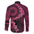 Vanuatu Family Matching Short Sleeve Bodycon Dress and Hawaiian Shirt Hibisus Polynesian Pattern Pink - Polynesian Pride