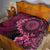 Vanuatu Quilt Hibisus Polynesian Pattern Pink - Polynesian Pride