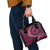 Vanuatu Shoulder Handbag Hibisus Polynesian Pattern Pink - Polynesian Pride