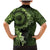 Vanuatu Family Matching Mermaid Dress and Hawaiian Shirt Hibisus Polynesian Pattern Green - Polynesian Pride