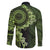 Vanuatu Family Matching Short Sleeve Bodycon Dress and Hawaiian Shirt Hibisus Polynesian Pattern Green - Polynesian Pride