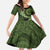 Vanuatu Family Matching Tank Maxi Dress and Hawaiian Shirt Hibisus Polynesian Pattern Green - Polynesian Pride