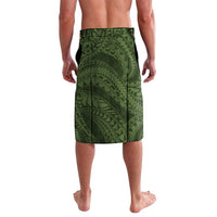 Vanuatu Lavalava Hibisus Polynesian Pattern Green - Polynesian Pride
