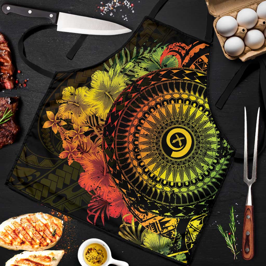 Vanuatu Apron Hibisus Polynesian Pattern Reggae - Polynesian Pride