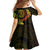 Vanuatu Family Matching Off The Shoulder Long Sleeve Dress and Hawaiian Shirt Hibisus Polynesian Pattern Reggae - Polynesian Pride
