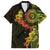 Vanuatu Family Matching Short Sleeve Bodycon Dress and Hawaiian Shirt Hibisus Polynesian Pattern Reggae - Polynesian Pride