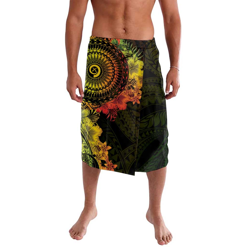 Vanuatu Lavalava Hibisus Polynesian Pattern Reggae - Polynesian Pride