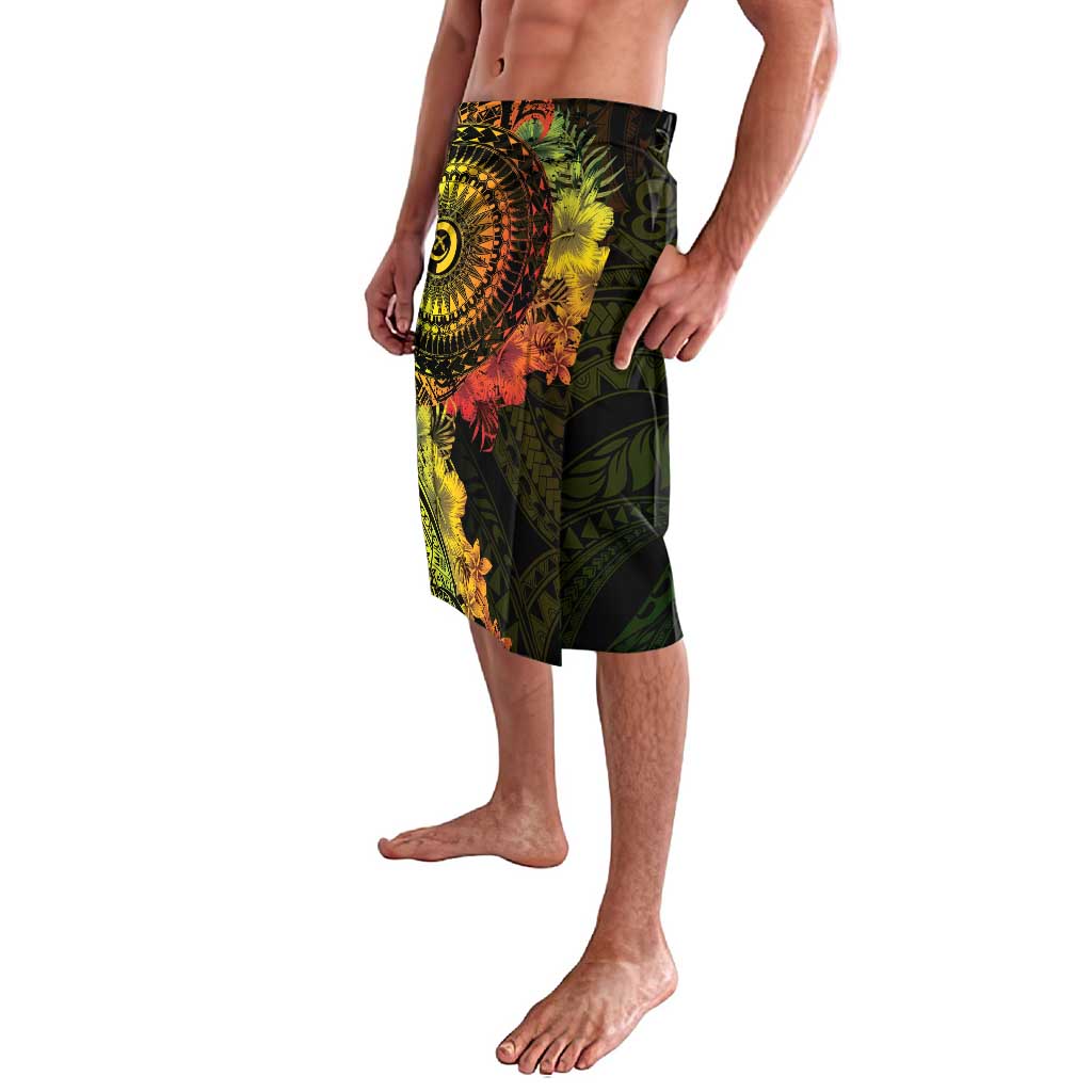 Vanuatu Lavalava Hibisus Polynesian Pattern Reggae - Polynesian Pride