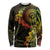 Vanuatu Long Sleeve Shirt Hibisus Polynesian Pattern Reggae - Polynesian Pride