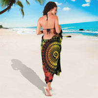 Vanuatu Sarong Hibisus Polynesian Pattern Reggae - Polynesian Pride