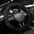 Vanuatu Steering Wheel Cover Hibisus Polynesian Pattern Reggae - Polynesian Pride